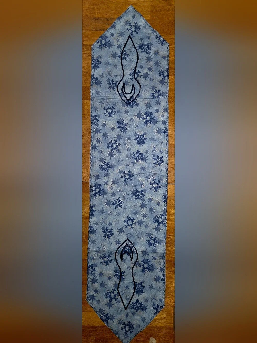 Vintage 1999 Handsewn Yule Goddess Table Runner Magickal Gypsy Creations 43
